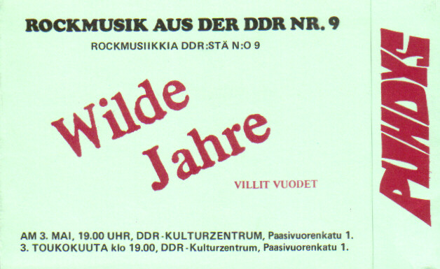 Einladung zur 9. KuZ-Veranstaltung Rockmusik aus der DDR